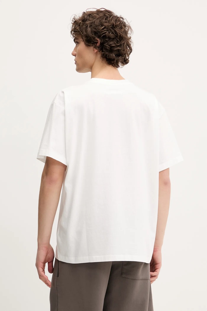 Îmbrăcăminte MM6 Maison Margiela tricou din bumbac SH0GC0033 alb