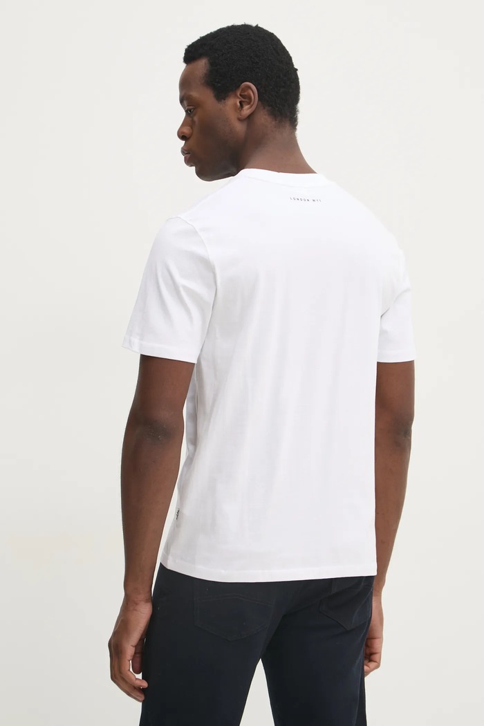 Oblečenie Bavlnené tričko Pepe Jeans DORIAN TEE PM509721 biela
