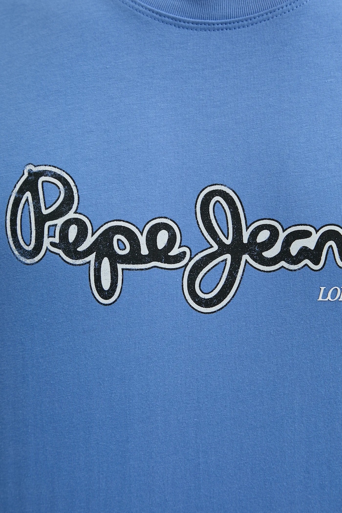 Pamučna majica Pepe Jeans DORIAN TEE PM509721 ljubičasta