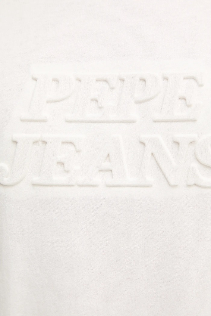 Памучна тениска Pepe Jeans DARIUS TEE PM509723 бежов
