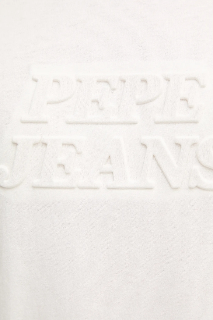 Памучна тениска Pepe Jeans DARIUS TEE PM509723 бежов