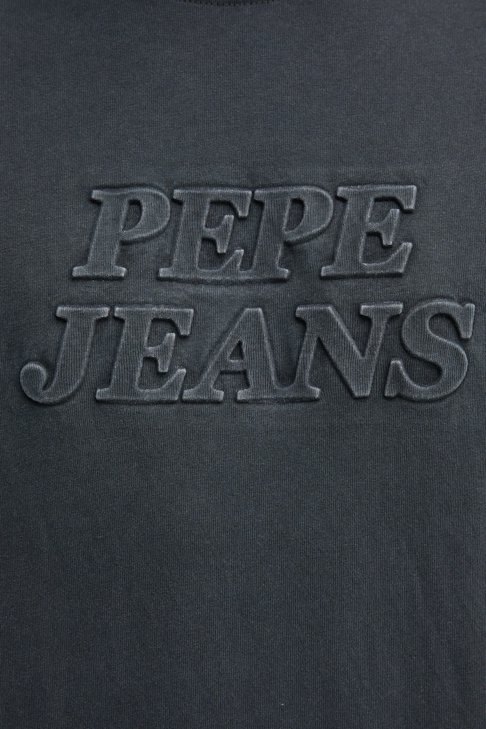 Памучна тениска Pepe Jeans DARIUS TEE PM509723 черен