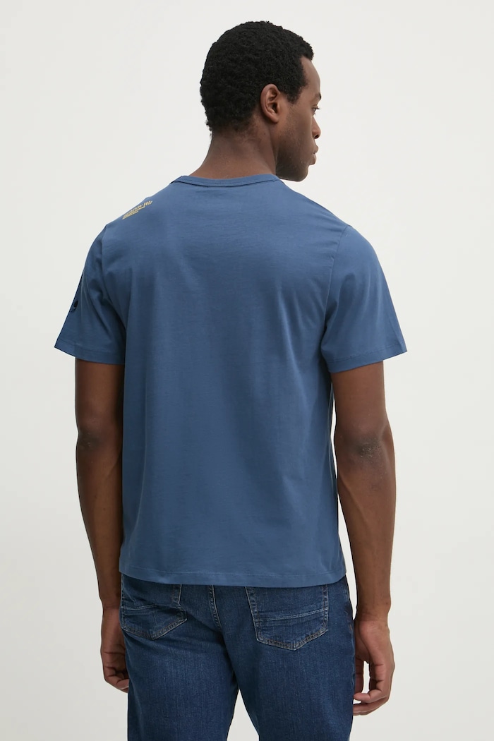 Oblečenie Bavlnené tričko Pepe Jeans DYLAN TEE PM509728 modrá