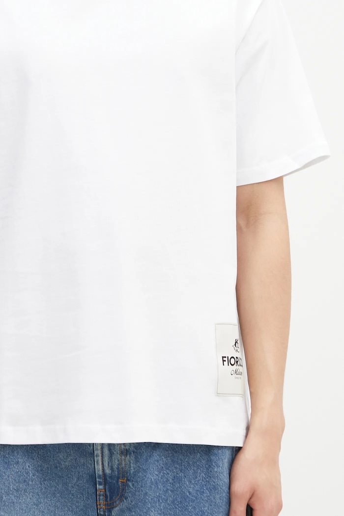 Bavlněné tričko Fiorucci Label Regular Fit T-Shirt bílá U02SPTSH323CJ01WH01