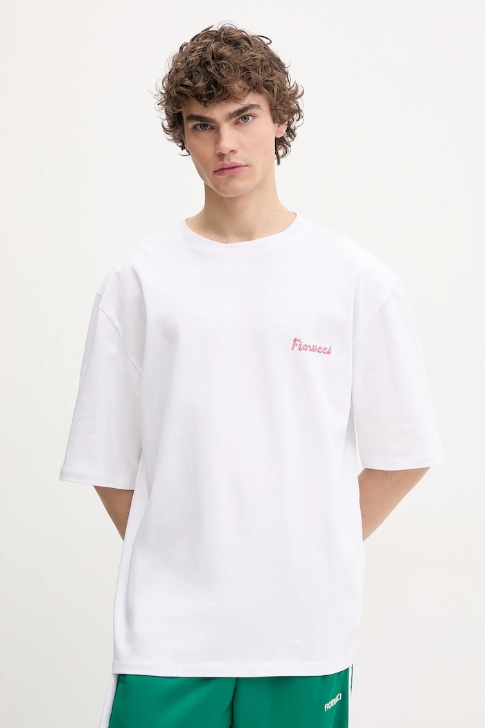 Fiorucci tricou din bumbac Candy Logo Relaxed Fit T-Shirt print alb U02SPTSH101CJ01WH09