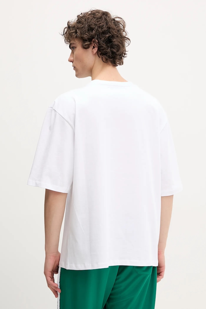 Îmbrăcăminte Fiorucci tricou din bumbac Candy Logo Relaxed Fit T-Shirt U02SPTSH101CJ01WH09 alb