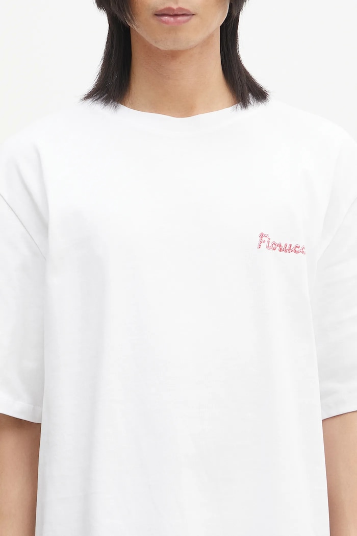 Βαμβακερό μπλουζάκι Fiorucci Candy Logo Relaxed Fit T-Shirt λευκό U02SPTSH101CJ01WH09
