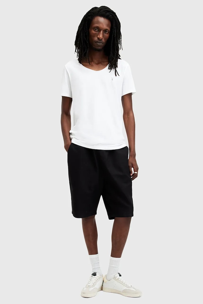 AllSaints t-shirt bawełniany FARIS biały M017JB