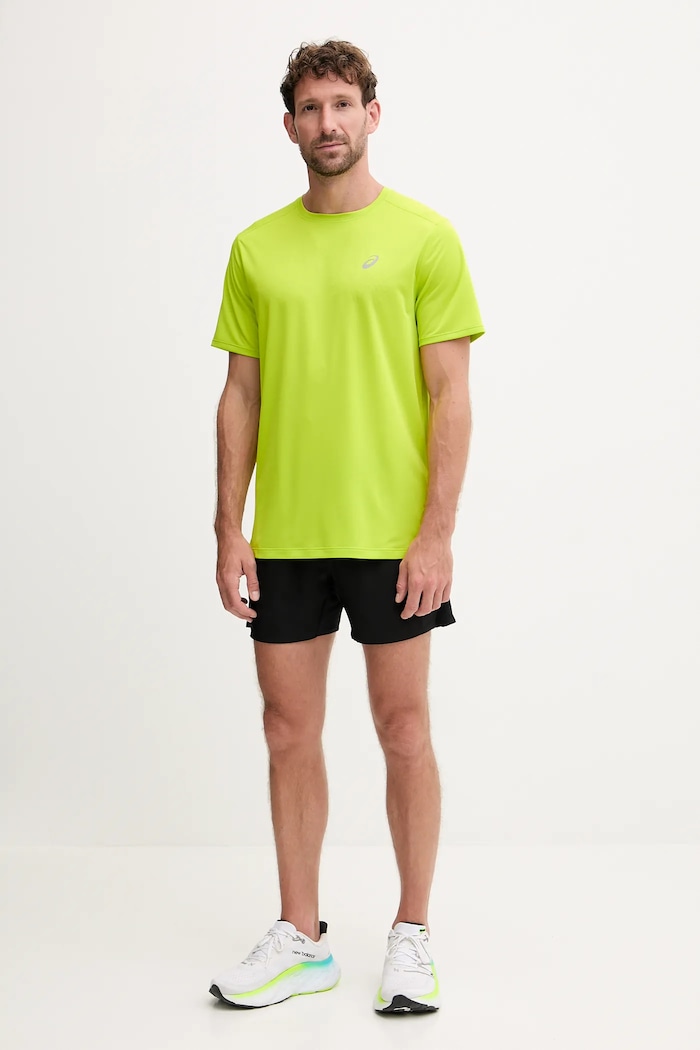 Μπλουζάκι για τρέξιμο Asics Core 2011D221 πράσινο SS26