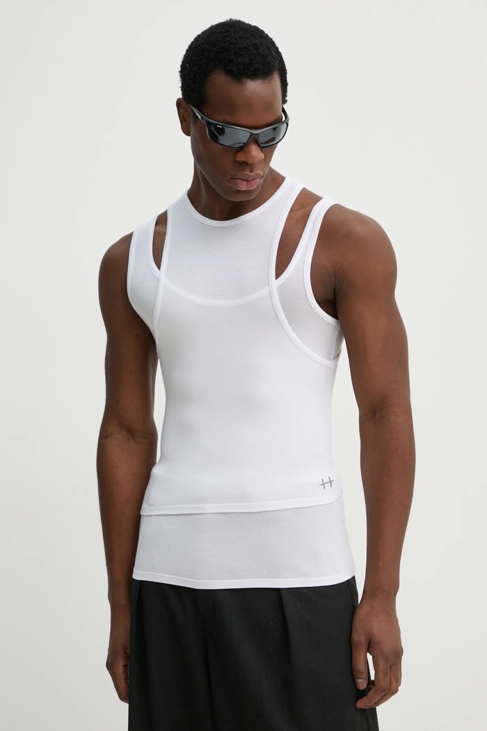 Heliot Emil t-shirt pozostałe biały SS25.M.09.130.WHT02
