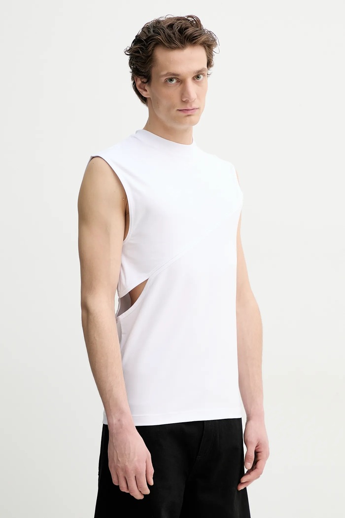 Heliot Emil tricou uni alb SS25.M.09.136.WHT02