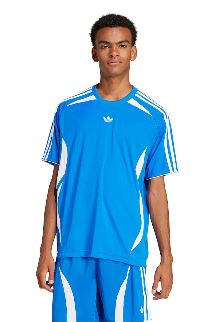 adidas Originals t-shirt Teamgeist Tee aplikacja niebieski JP1114