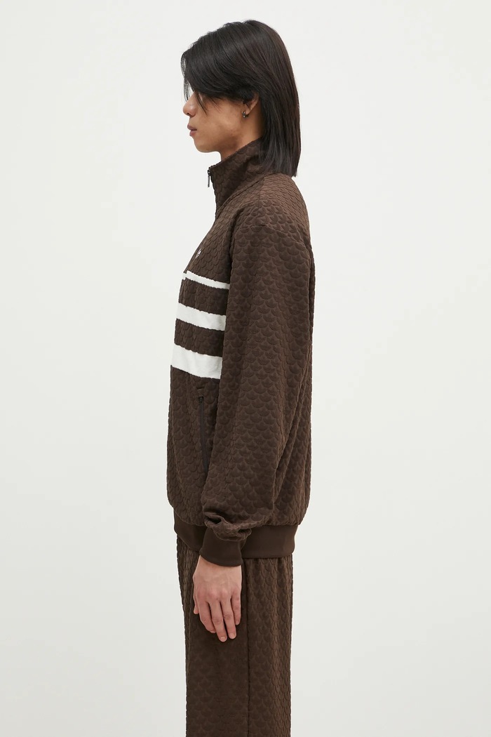 adidas Originals sweatshirt Q12 Monogram Tee JP4419 brown SS25