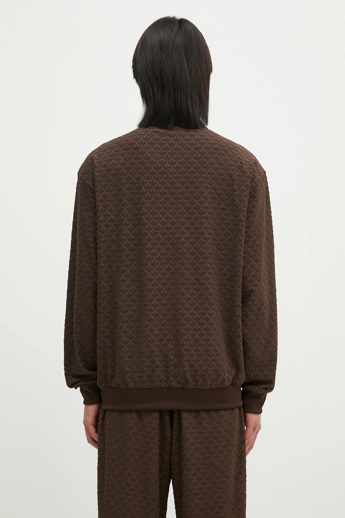 Clothing adidas Originals sweatshirt Q12 Monogram Tee JP4419 brown