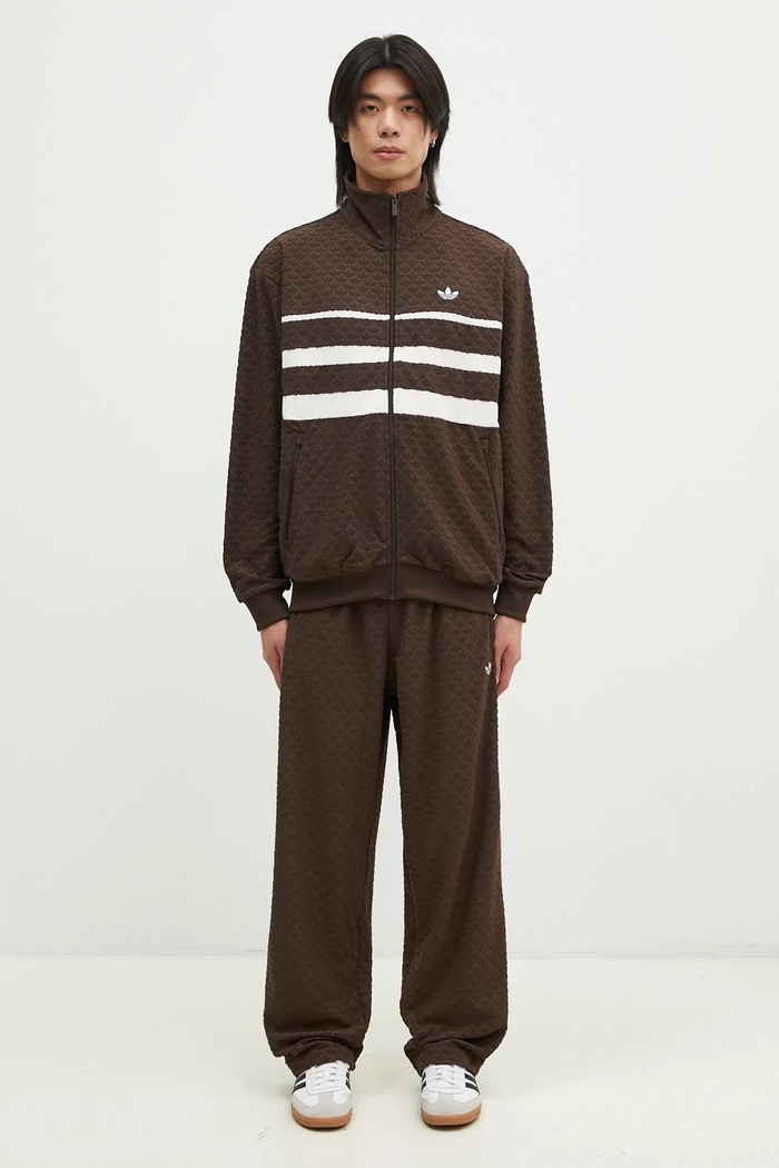 adidas Originals sweatshirt Q12 Monogram Tee JP4419 brown
