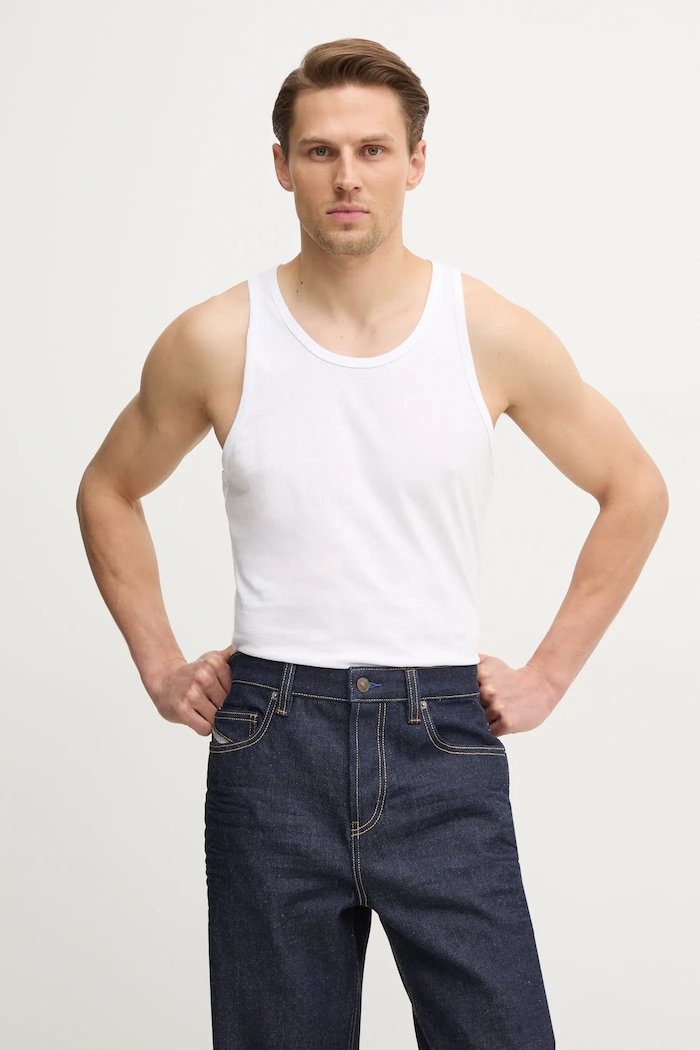 Majica kratkih rukava Diesel WALTY-D-BOX-2PACK Tank 2-pack bez uzorka bijela A17814.0LIAD