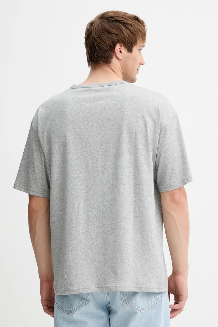 Odzież Diesel t-shirt oversize męski bawełniany T-BOXT-R30 T-SHIRT A16400.0QIAM szary