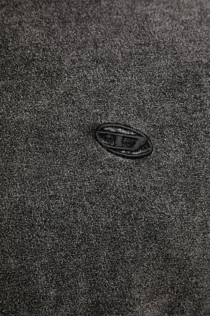Diesel t-shirt bawełniany T-ADJIND T-SHIRT A16407.0QJAH szary