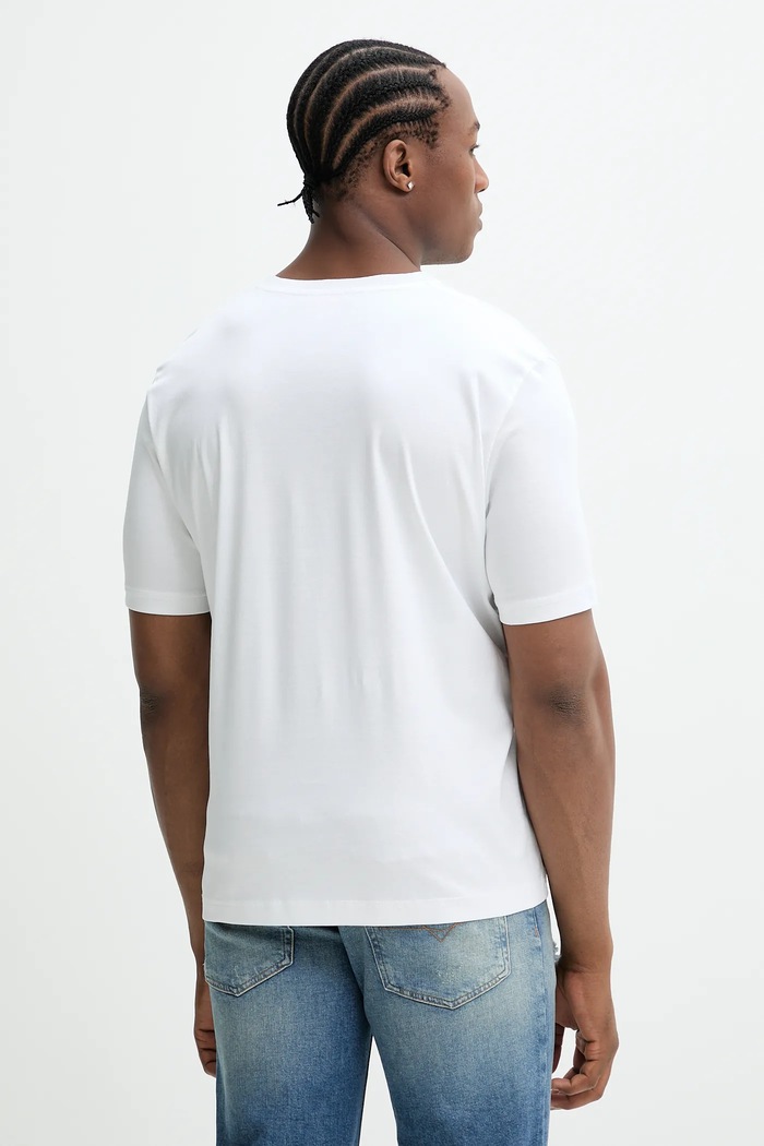 Ρούχα Βαμβακερό μπλουζάκι Diesel T-MADJUST-R2 T-SHIRT A16432.0SKAF λευκό