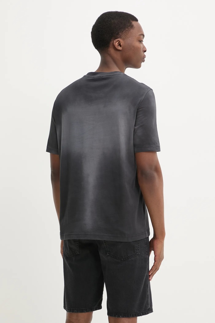Odzież Diesel t-shirt bawełniany T-ADJUST-R15 T-SHIRT A16621.0PKAL szary