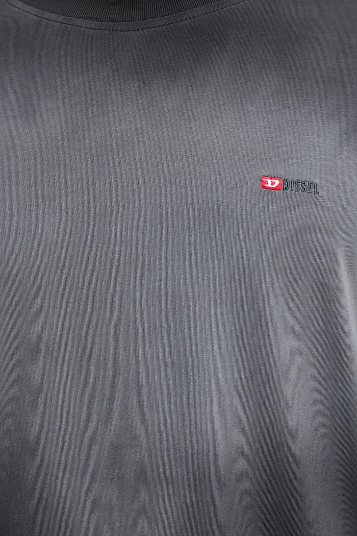 Diesel t-shirt bawełniany T-ADJUST-R15 T-SHIRT A16621.0PKAL szary