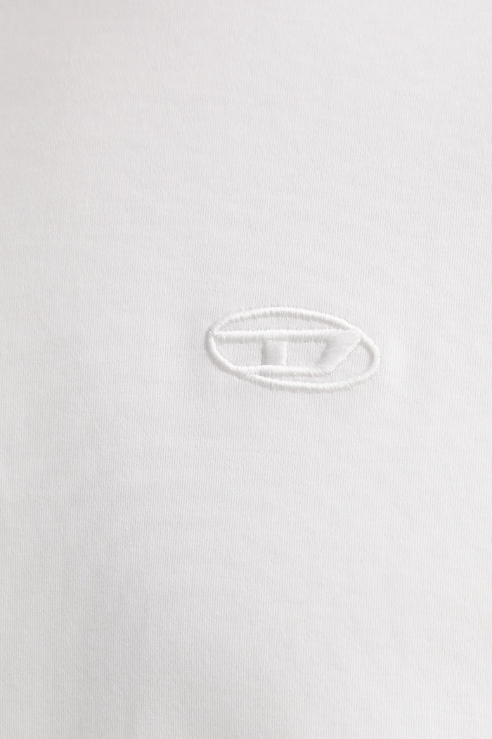 Tričko Diesel T-ADJUST-SLITS-R17 T-SHIRT A16672.0AIJU biela