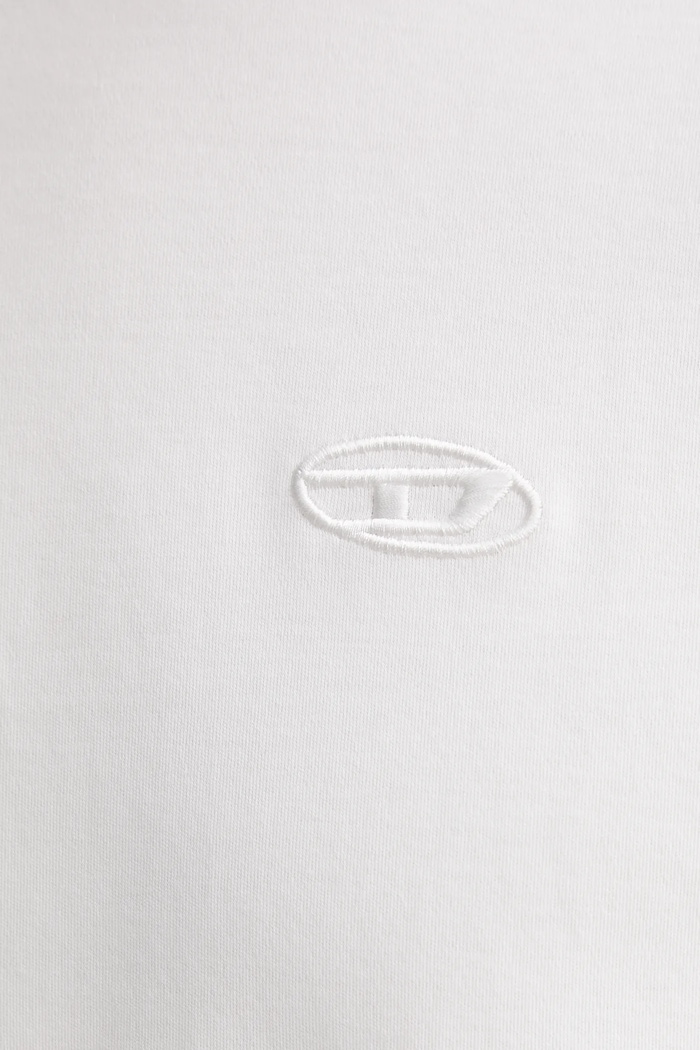 Tričko Diesel T-ADJUST-SLITS-R17 T-SHIRT A16672.0AIJU biela