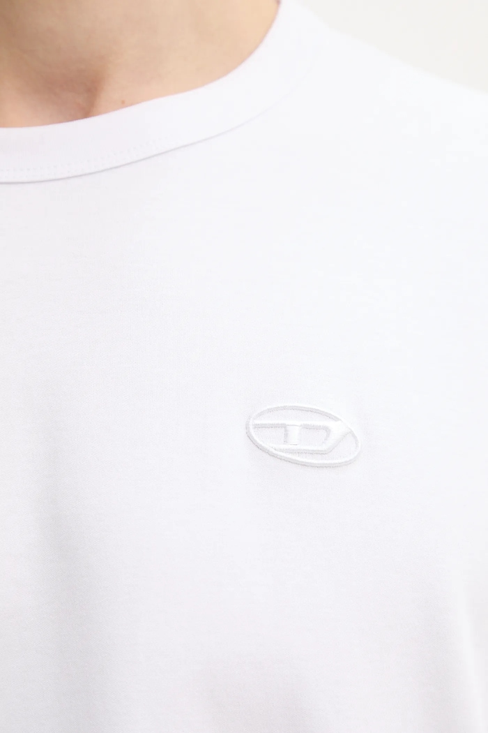 Tričko Diesel T-ADJUST-SLITS-R17 T-SHIRT A16672.0AIJU bílá