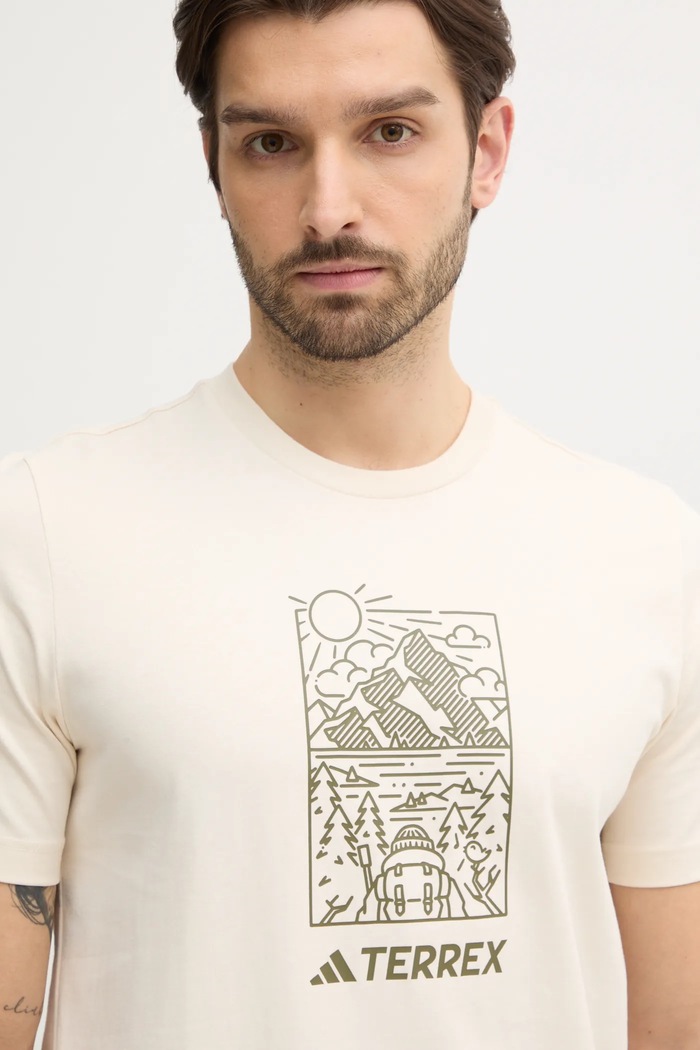 Tričko adidas TERREX Wild JN4267 béžová SS25