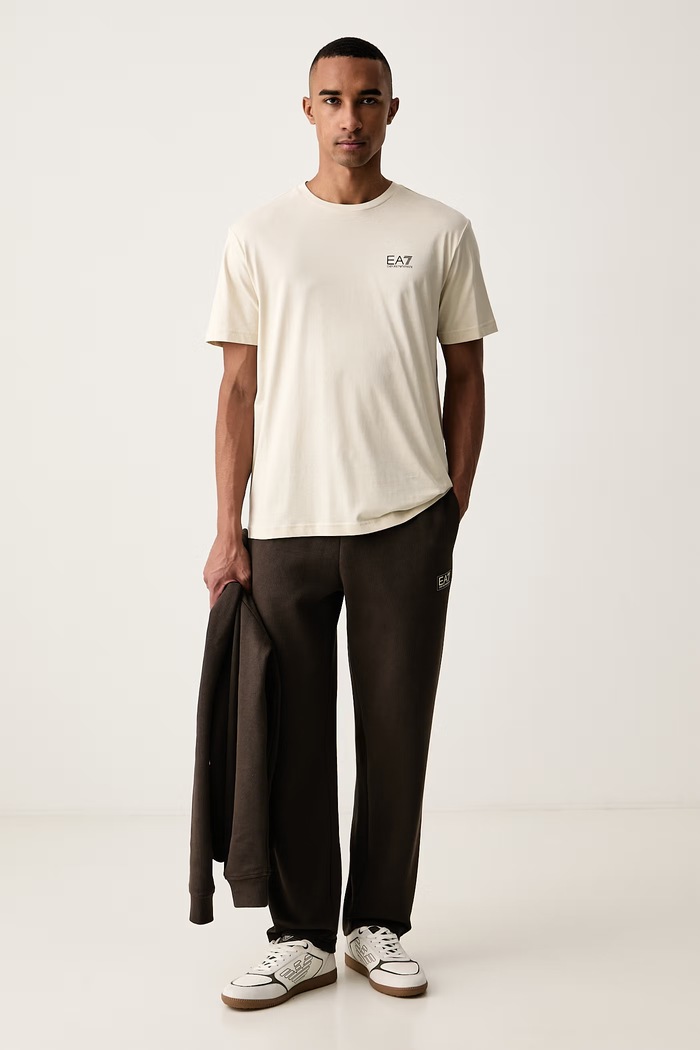 EA7 Emporio Armani t-shirt ανδρικό βαμβακερό AF10375.7M000567 μπεζ SS26