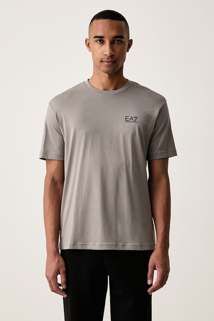 EA7 Emporio Armani t-shirt ανδρικό βαμβακερό γκρί AF10375.7M000567