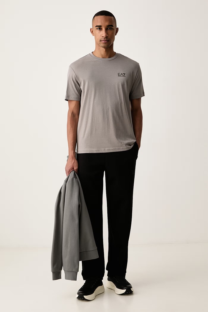 EA7 Emporio Armani t-shirt ανδρικό βαμβακερό AF10375.7M000567 γκρί SS26
