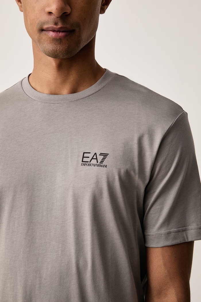 EA7 Emporio Armani t-shirt ανδρικό βαμβακερό γκρί AF10375.7M000567