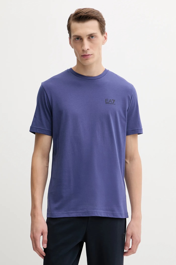 EA7 Emporio Armani tricou din bumbac violet AF10375.7M000567