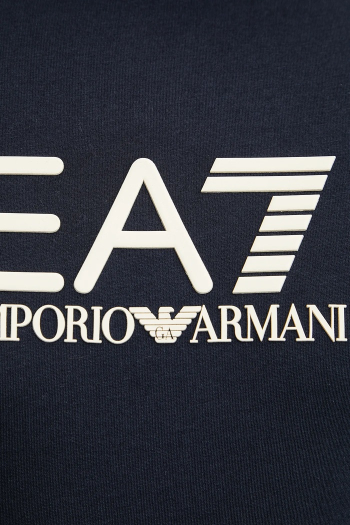 EA7 Emporio Armani t-shirt bawełniany granatowy AF10375.7M000224