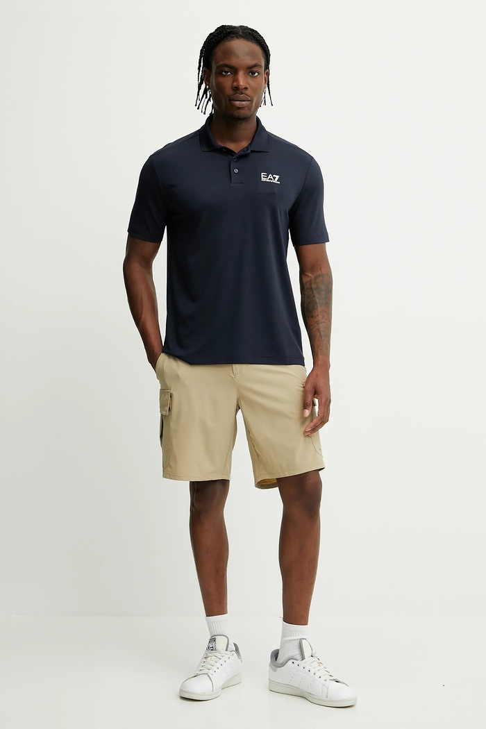 Polo tričko EA7 Emporio Armani AF13530.7M000180 námořnická modř SS25