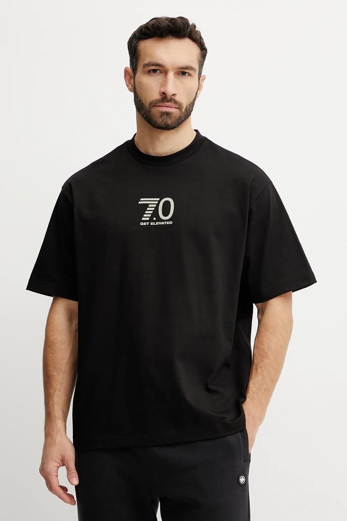 Ruházat EA7 Emporio Armani pamut póló AF12957.7X000082 fekete