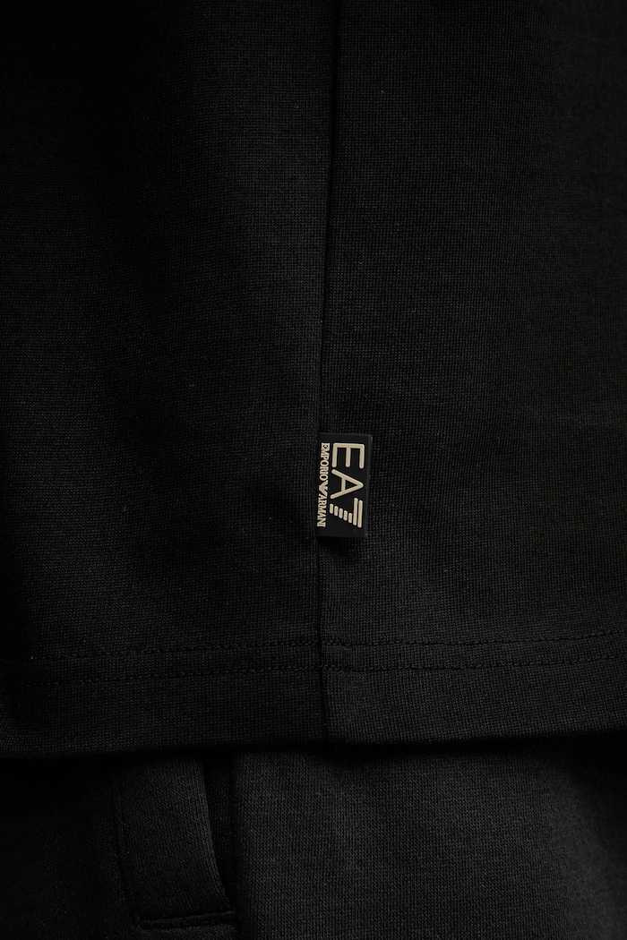 EA7 Emporio Armani pamut póló fekete AF12957.7X000082