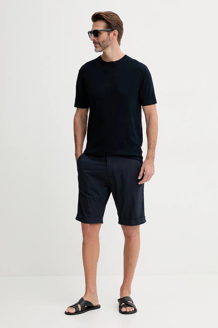 Tričko Lindbergh 30.800172.NAVY tmavomodrá SS25