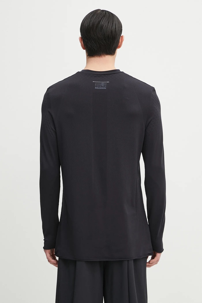 Odzież MM6 Maison Margiela x Salomon longsleeve SH0GC0052.M20101 czarny