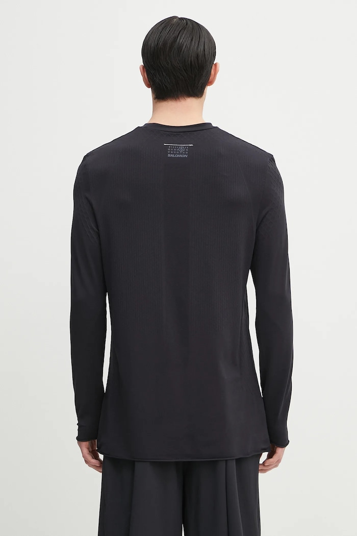 Odzież MM6 Maison Margiela x Salomon longsleeve SH0GC0052.M20101 czarny