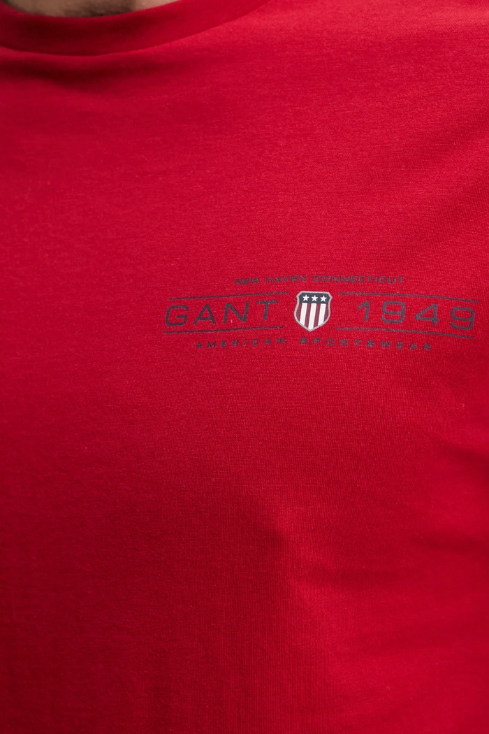 Gant t-shirt bawełniany 2044017 czerwony