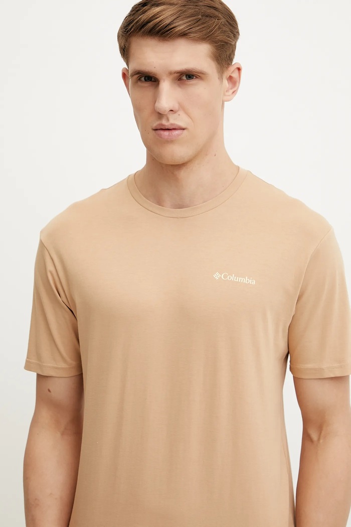 Columbia tricou din bumbac North Cascades maro 1834041.