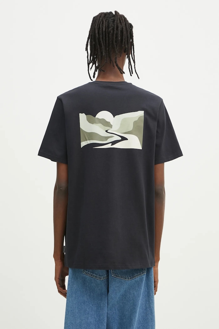 Abbigliamento Columbia t-shirt in cotone Explorers Canyon 2036451. nero