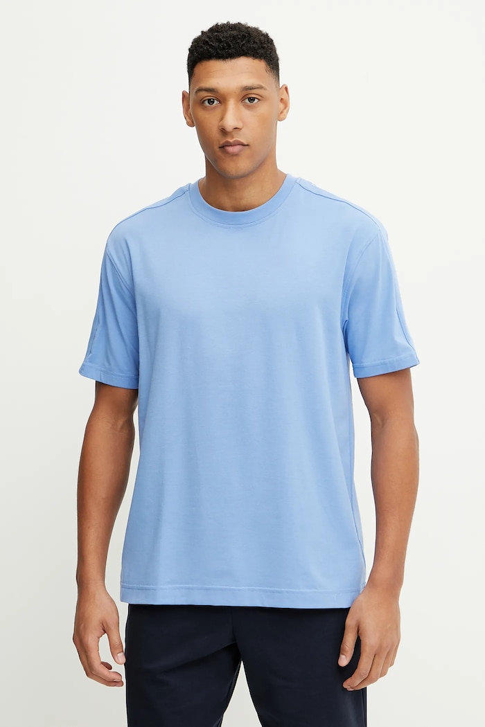 Calvin Klein Performance t-shirt z elastanem fioletowy LVGMS5K177