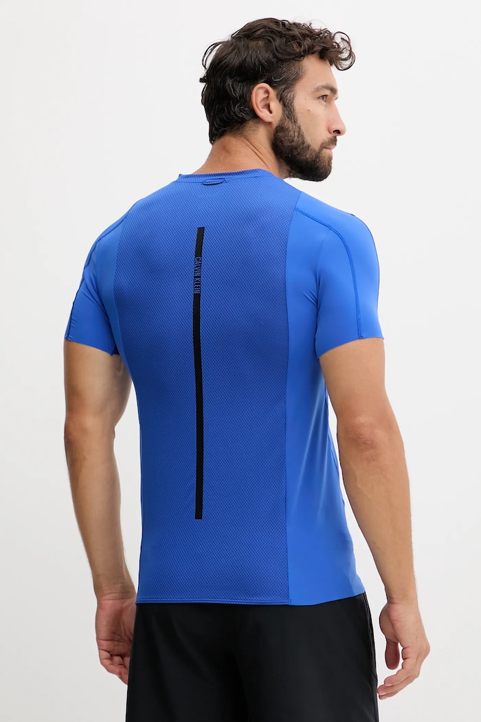 Ρούχα Μπλουζάκι προπόνησης Calvin Klein Performance LVGMS5K188 μπλε