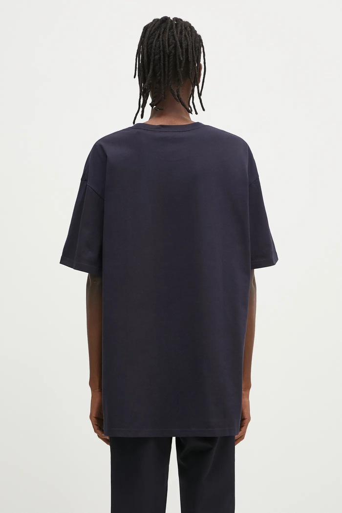 Oblečení Bavlněné tričko Carhartt WIP Chase I026391.00HXX námořnická modř