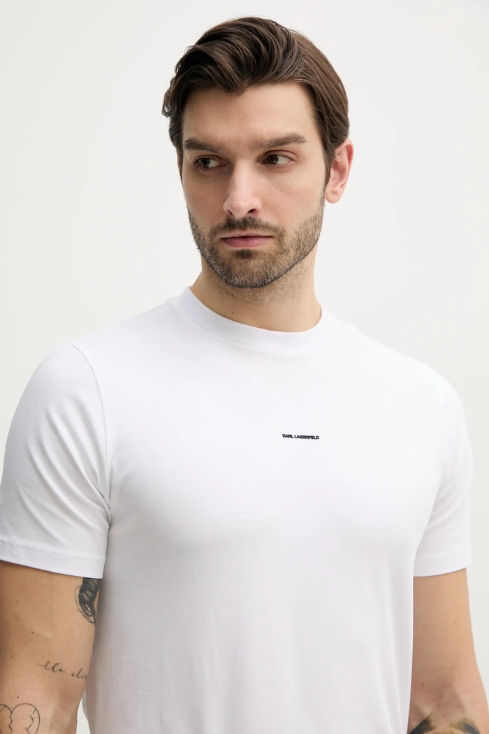 Karl Lagerfeld t-shirt biały 552235.755030