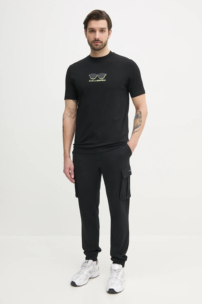 Μπλουζάκι Karl Lagerfeld 552235.755400 μαύρο SS25