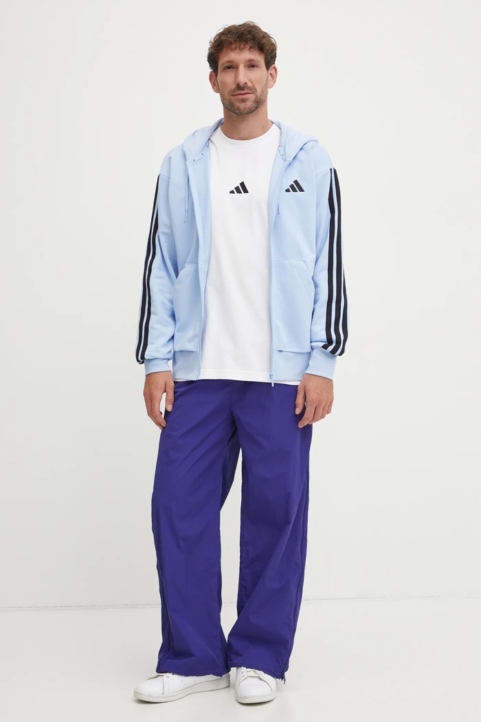 adidas Bavlnené tričko adidas Essentials JW1952 biela SS25
